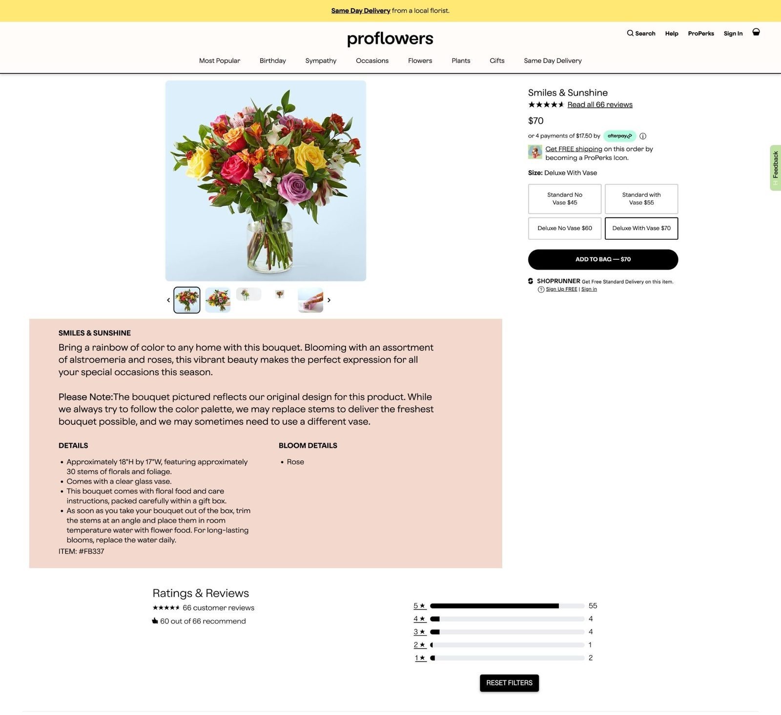 Product Detail Page